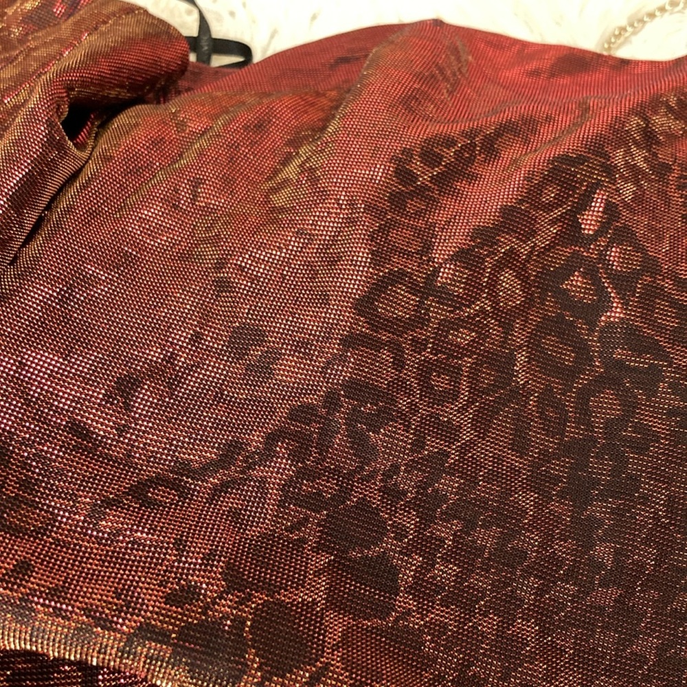 Jessica McClintock for GUNNE SAX Size 3 Y2K Strapless Animal Print Evening Gown - Picture 11 of 12